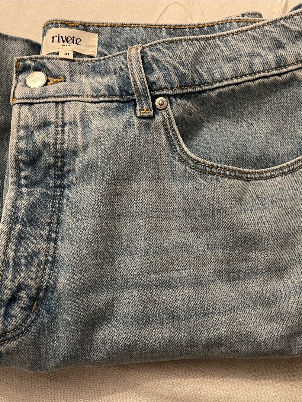 LOFT Light Blue Straight-Leg Women's Jeans